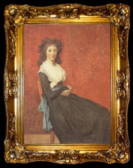 framed  David, Jacques-Louis Madame Charles-Louis Trudaine (mk05), ta009-2